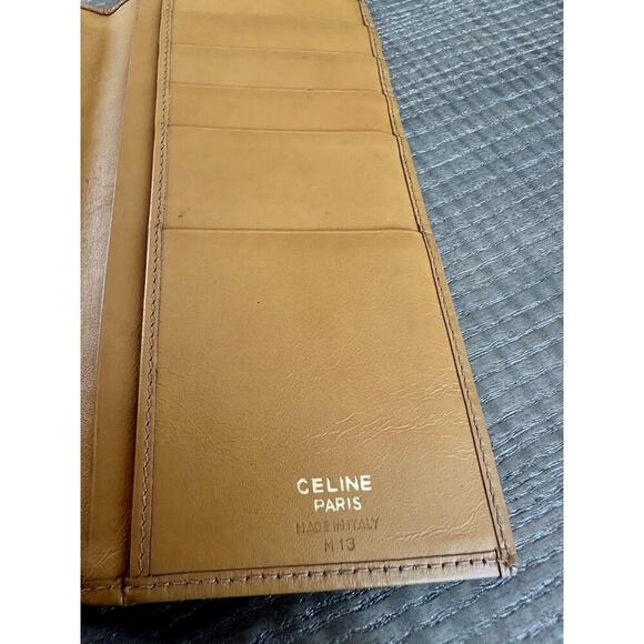 Celine Macadam Pattern PVC  Bifold Long Wallet - Picture 7 of 15